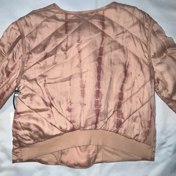 New Marrakech MCMCC Anthropologie Quilted Jacket Tie Dye Pink Size Medium - Picture 2 of 8